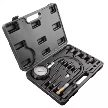 NEO TOOLS dieseltryckprovningssats för kompression, 16 delar (0–70 bar / 0–1000 PSI)