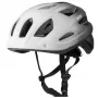 Vayox Active cykelhjälm med LED-ljus, vit-svart, storlek M (54-58 cm)