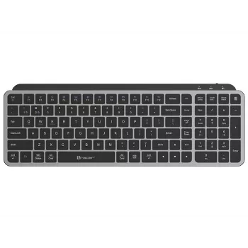 TRACER STONE RF 2.4G+BT trådlöst tangentbord, QWERTY US International, svart