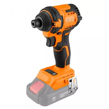 NEO TOOLS 04-612 borstlös slående mutterdragare 18V, 300Nm, 1/4 inch sexkant, kompakt, Energy+, utan batteri