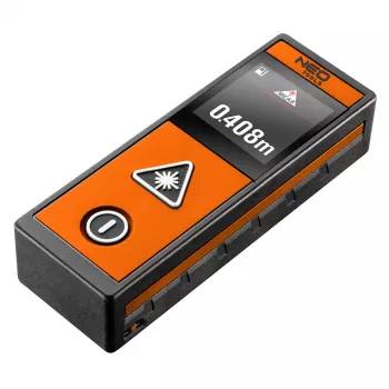 NEO TOOLS lasermätare, 40 m räckvidd, pekskärm
