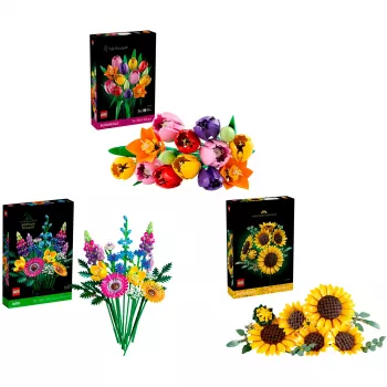 LEGO Botanicals sommarblombukett-paket – 756-delars botanisk byggsats för vuxna