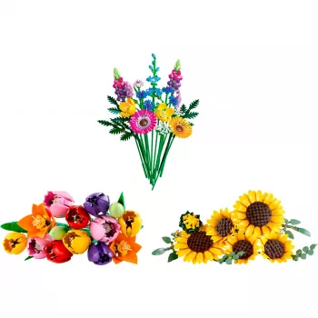 LEGO Botanicals sommarblombukett-paket – 756-delars botanisk byggsats för vuxna