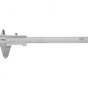 NEO TOOLS DIN-certifierat skjutmått, 150 mm, rostfritt stål