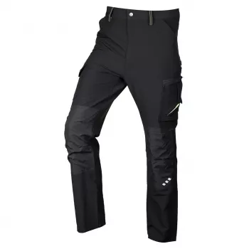 NEO TOOLS 81-295-1-XS Mix&Match 4-vägsstretch arbetsbyxa, svart-grön, XS