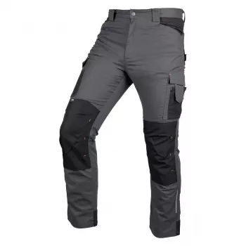 NEO TOOLS Mix&Match arbetsbyxa, canvas, Cordura-förstärkt, grå-svart, storlek M