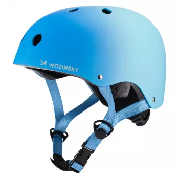 Wozinsky BMX/scooterhjälm 48-52 cm - blå gradient