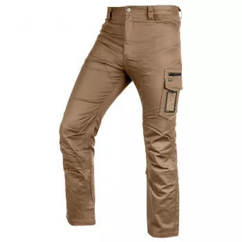 NEO TOOLS herrarbetsbyxor Mix&Match, canvas, brun, storlek M