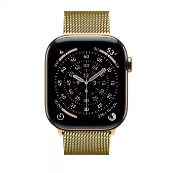 Crong Milano Steel rostfritt stålarmband för Apple Watch 38/40/41/42 mm guld