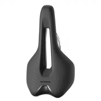 ROCKBROS RK145 sportig anatomisk cykelsadel med central urtagning, svart