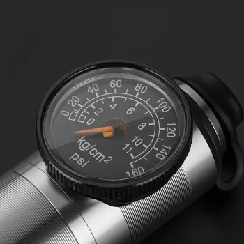 ROCKBROS HQ-67A-L03 BK minipump för cykel med manometer - svart