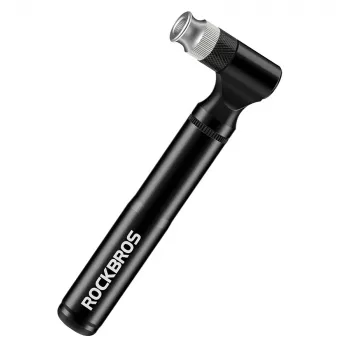 ROCKBROS JG-PB-11 cykelreparationssats med 120-PSI-minipump, 16-i-1-multiverktyg, klisterfria lappar, däckavtagare, förvaringsväska - svart
