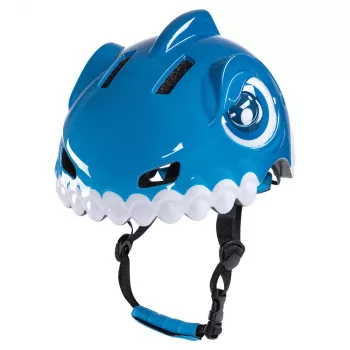WOZINSKY barncykelhjälm med dinomotiv, blå, 52-56 cm