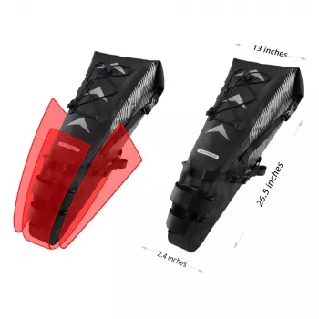 ROCKBROS AS-013 Bicycle Saddle Bag 10L, Black