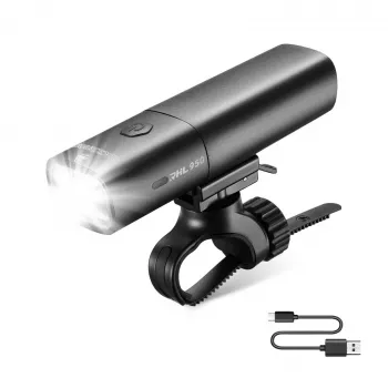 ROCKBROS RHL950 framljus cykel 950 lm med avtagbart batteri USB-C - svart