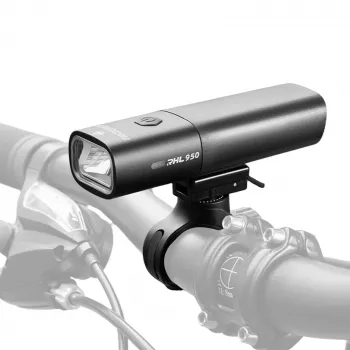 ROCKBROS RHL950 framljus cykel 950 lm med avtagbart batteri USB-C - svart