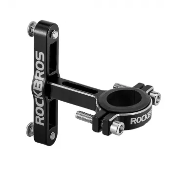 ROCKBROS KS-416 justerbar flaskanhållaradapter i aluminium – svart