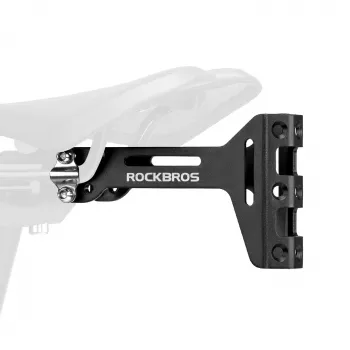 ROCKBROS flaskanhållaradapter under sadeln – aluminium, svart