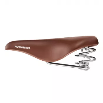 ROCKBROS 6800S retro komfortcykelsadel - brun