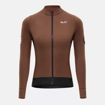 ROCKBROS damcykeltröja termo YDWT006 brun storlek L