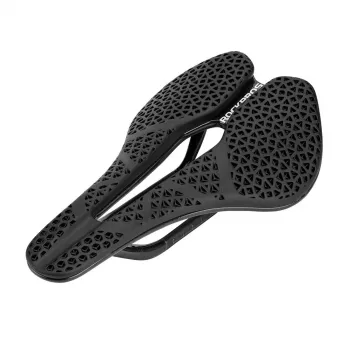 Rockbros LF0214 anatomisk 3D vattentät cykelsadel - svart