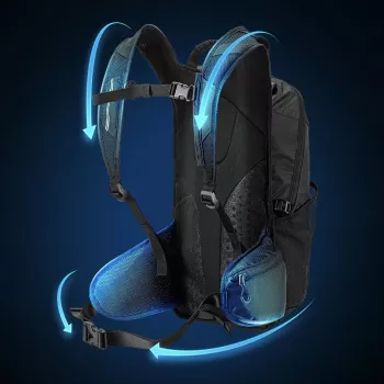 ROCKBROS H9 Urban ryggsäck 20L lätt vattentät svart