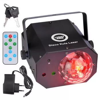 LIGHT4ME DISCO SPHERE LASER multieffekt LED-ljuseffekt