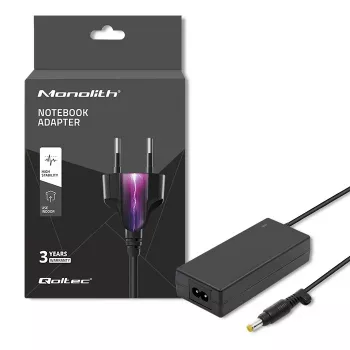 Qoltec 40W laptopnätaggregat för Sony Asus 19V 2.1A 4.8x1.7mm med nätkabel