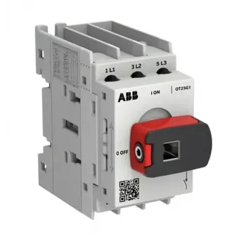 ABB OT Plus OT25G1-3MS25 A lastfrånskiljare, ram G1, 3-polig, med handtag