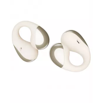 Soundpeats PearlClip Pro open-ear clip-on trådlösa hörlurar med 64 timmars batteri, Bluetooth 5.3, ENC-mikrofoner, IPX4 – beige
