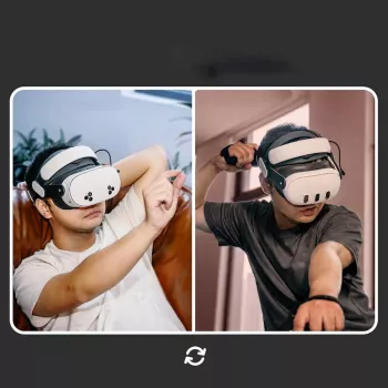 BOBOVR M3 huvudrem för Meta Quest 3 / 3S - vit