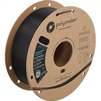 Polymaker PolySonic High Speed PLA Pro 3D-skrivarfilament, 1,75 mm, 1 kg, Black