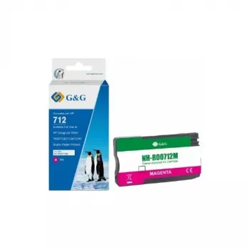 G&G Ink Cartridge Compatible with HP 712XL (3ED68A), 29 ml, Magenta