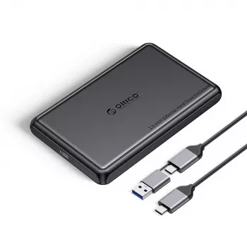 ORICO DDL25-C3 2,5 inch HDD/SSD-kabinett USB-C 5Gbps svart