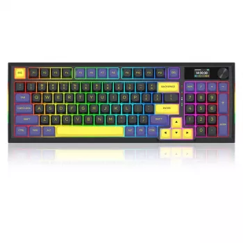 Redragon K725LBY-RGB-PRO Glintstone 75% trådlöst mekaniskt gaming-tangentbord (tri-mode, hot-swappable red switches)