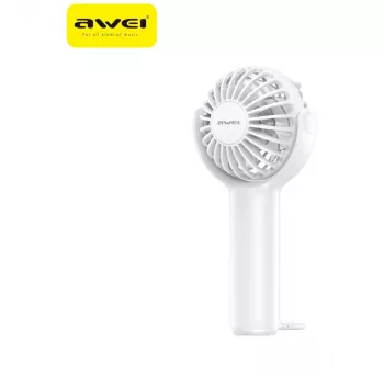 AWEI F42 Handheld Fan, White