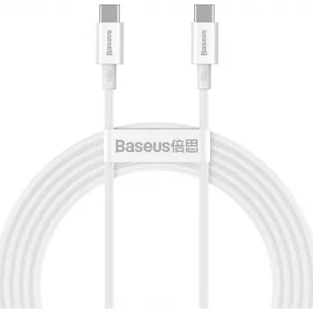 Baseus Superior Series USB-C till USB-C kabel 100W 2m vit