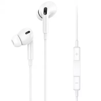 USAMS EP-41 MAX Lightning in-ear stereohörlurar vita