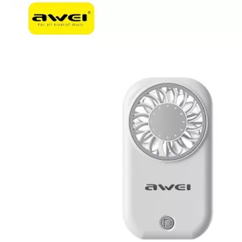 AWEI F57 handfläkt, vit