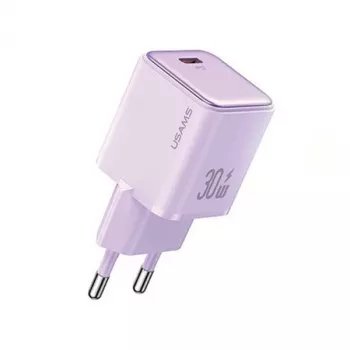 USAMS X-ron Series 30W USB-C PD väggladdare – lila (US-CC186)