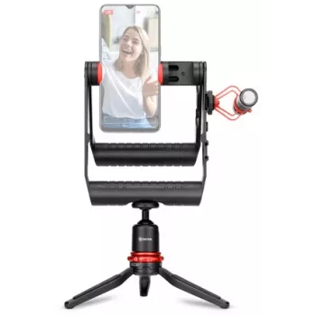 BOYA BY-VG380 Smartphone Video Kit with BY-MM1 Pro Microphone, 49-LED Light and Mini Tripod