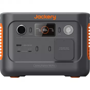 Jackery Explorer 300 Plus 288Wh LiFePO4 portabel kraftstation med 300W AC, 100W PD, Solar Ready