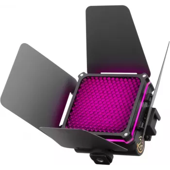 Zhiyun M20C COMBO RGB LED-fylljus med magnetfäste, 20W, 2700K-6500K, CRI≥95, OLED-display, Bluetooth-appstyrning, ministativ, diffusor, grid, förvaringsväska
