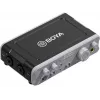 BOYA BY-AM1 2-kanaligt USB-C-ljudgränssnitt med XLR/TRS-ingångar, +48V fantommatning och direct monitoring