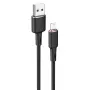 ACEFAST MFI-certifierad USB-A till Lightning-kabel 1,2 m svart (C2-02)