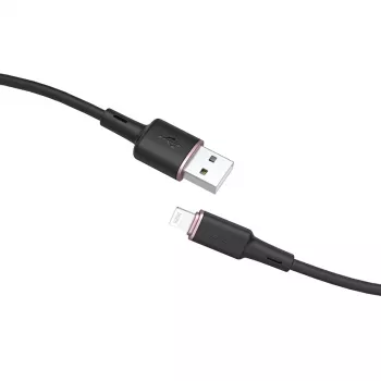 ACEFAST MFI-certifierad USB-A till Lightning-kabel 1,2 m svart (C2-02)
