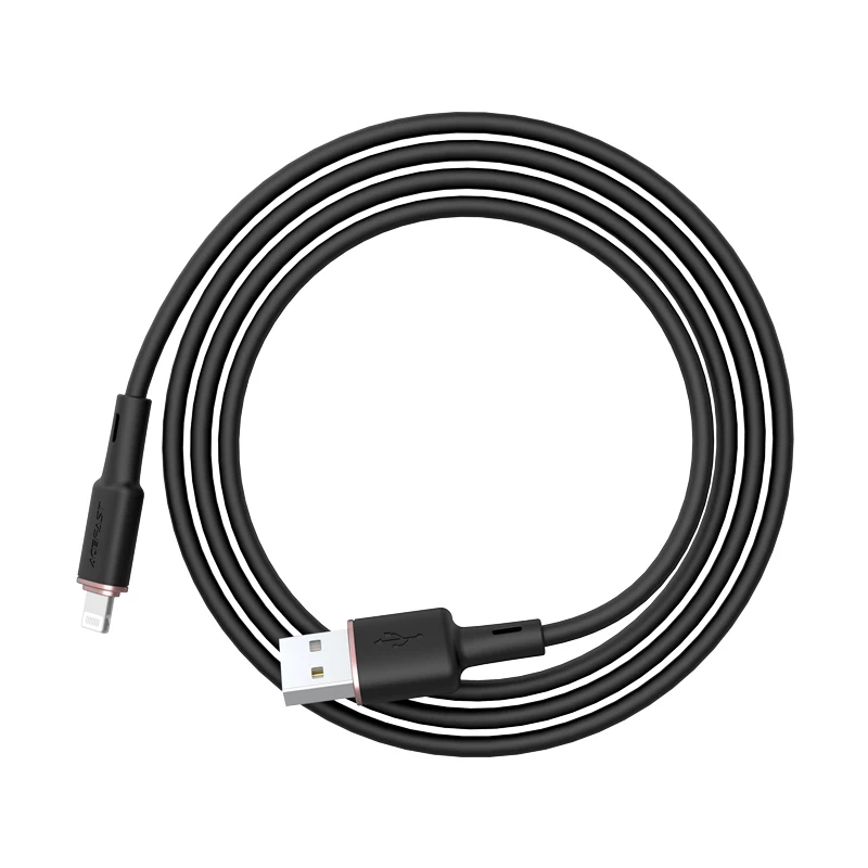 ACEFAST MFI-certifierad USB-A till Lightning-kabel 1,2 m svart (C2-02)