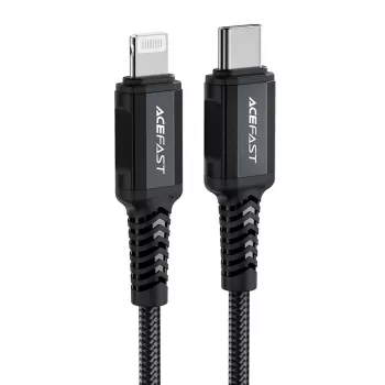 ACEFAST C4-01 USB-C till Lightning PD 30W-kabel 1,8 m svart