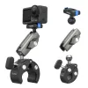 TELESIN Magic Arm Clamp Mount för DJI Osmo Action 5 Pro/4/3, Osmo 360, GoPro, Insta360 – S3-HBM-14-TDJ