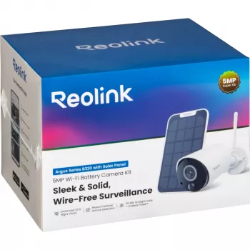 Reolink Argus Eco B320 5MP trådlös övervakningskamera med solpanel